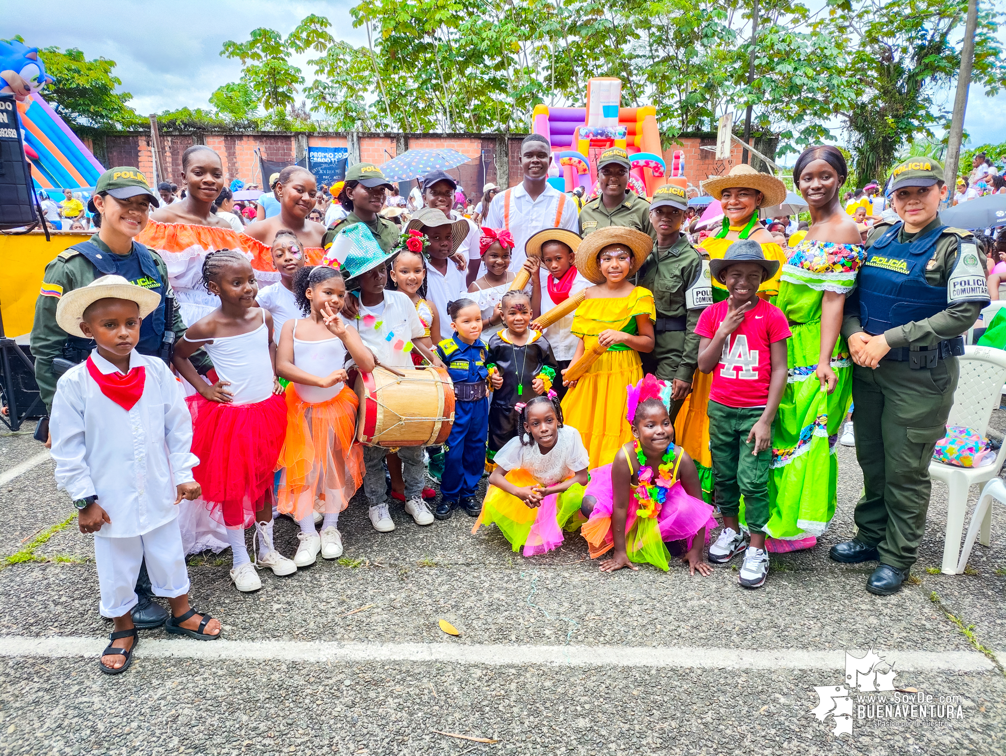 Buenaventura celebró el Día Internacional del Niño con un Carnaval de la Alegría