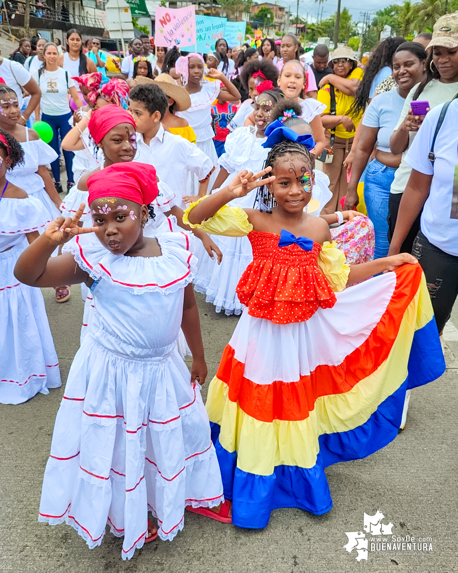 Buenaventura celebró el Día Internacional del Niño con un Carnaval de la Alegría