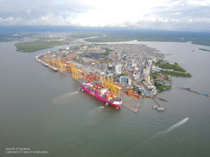 Buenaventura recibe al ONE Sparkle, primer buque de nueva generación sostenible en arribar al puerto