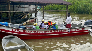 Emergencia médica en el río Yurumanguí fue atendida por el Hospital San Agustín de Puerto Merizalde