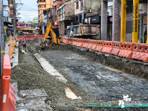 Avanza la intervención en el tramo entre la Catedral y el Hotel Cordillera en Buenaventura 