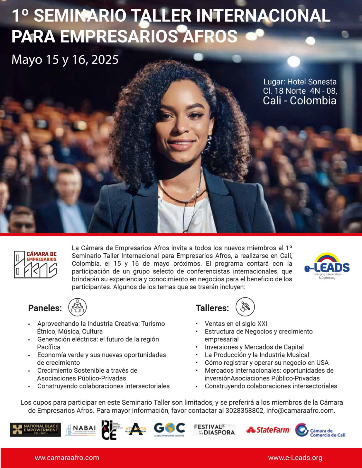 Empresarios afros de EEUU y Colombia se reúnen en Cali como epicentro de desarrollo económico y social