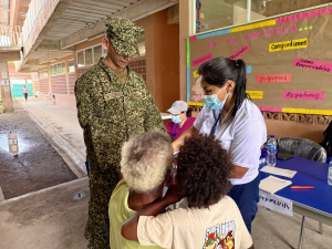 Más de 800 personas recibieron atención médica gratuita en jornada de desarrollo en el Bajo Calima en Buenaventura