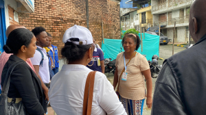 Varias secretarias y entidades de la Alcaldía Distrital de Buenaventura atienden problemática de infraestructura en la Comuna 11