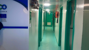 El Barco Hospital San Raffaele llegó a Puerto Merizalde e inició la Gran Misión Quirúrgica