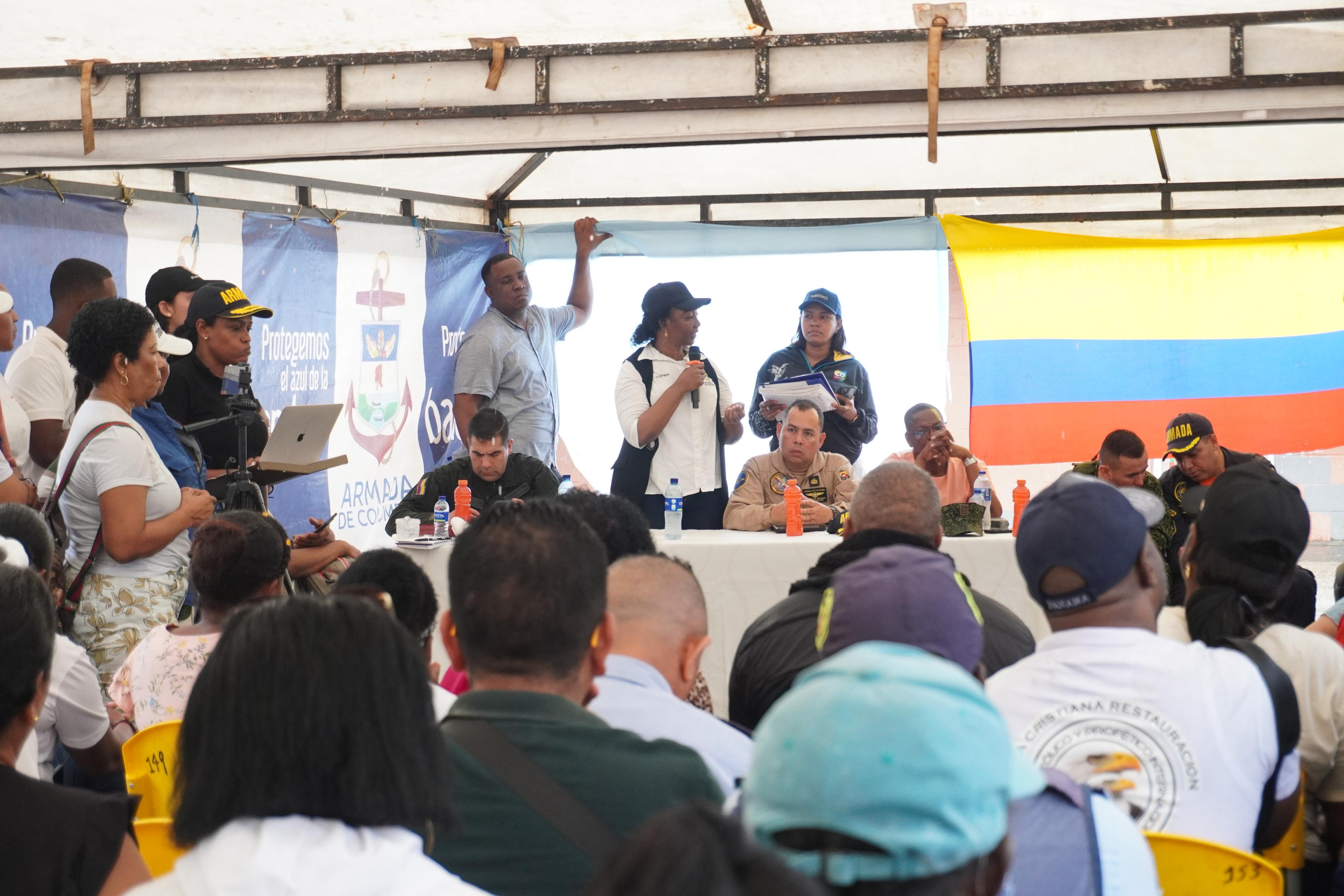 La Alcaldía Distrital de Buenaventura llegó a Juanchaco, Chucheros y Puerto España para dar soluciones a la comunidad