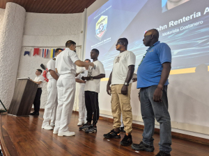 La Dimar rindió homenaje a representantes del gremio marítimo en el Pacífico colombiano
