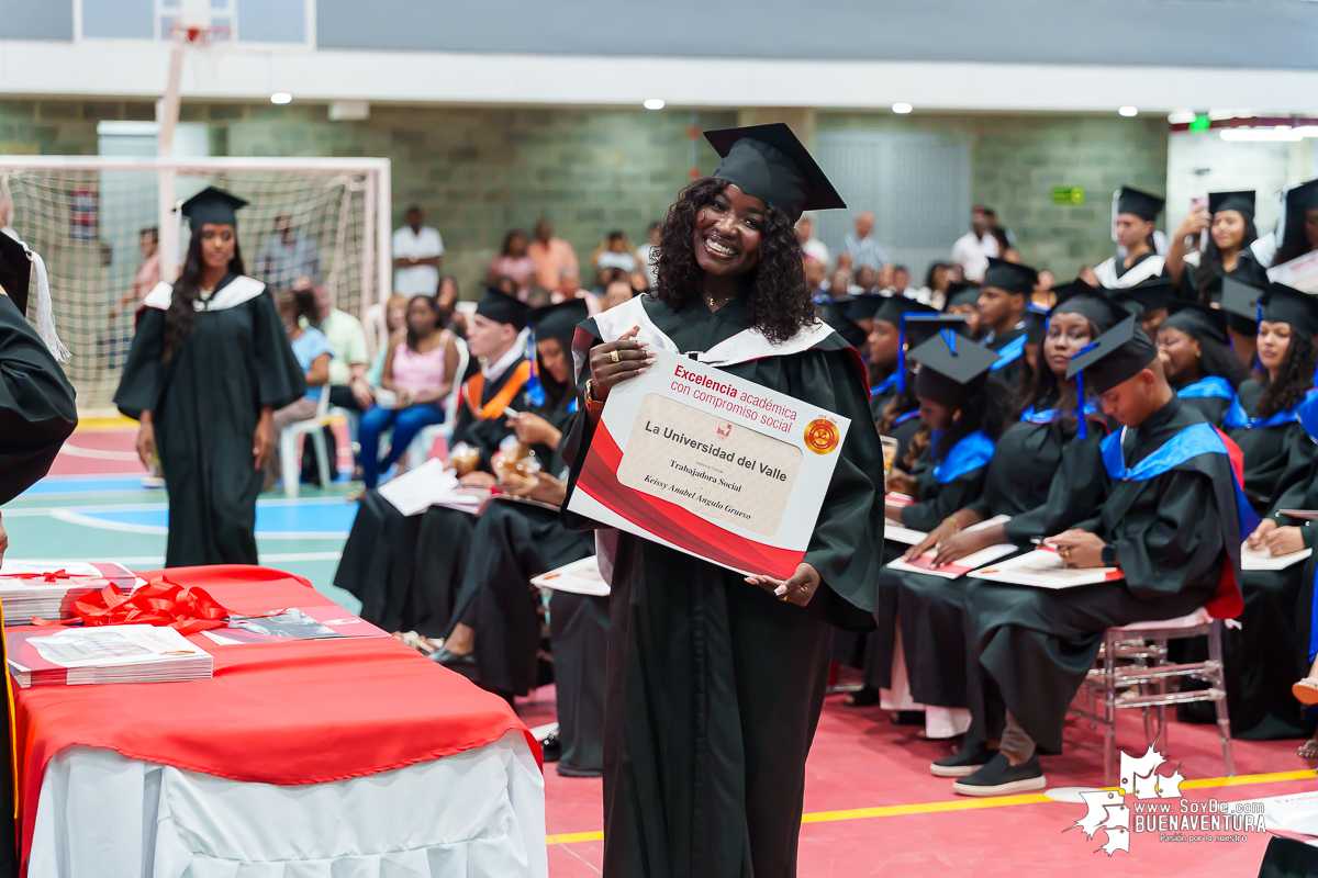 La Universidad del Valle Seccional Pacífico graduó a 171 nuevos profesionales y tecnólogos en emotiva ceremonia 