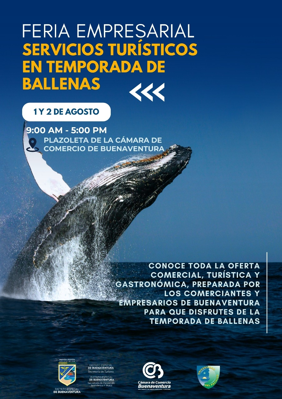 Feria empresarial: Buenaventura recibirá a las ballenas con lo mejor de su oferta turística y comercial