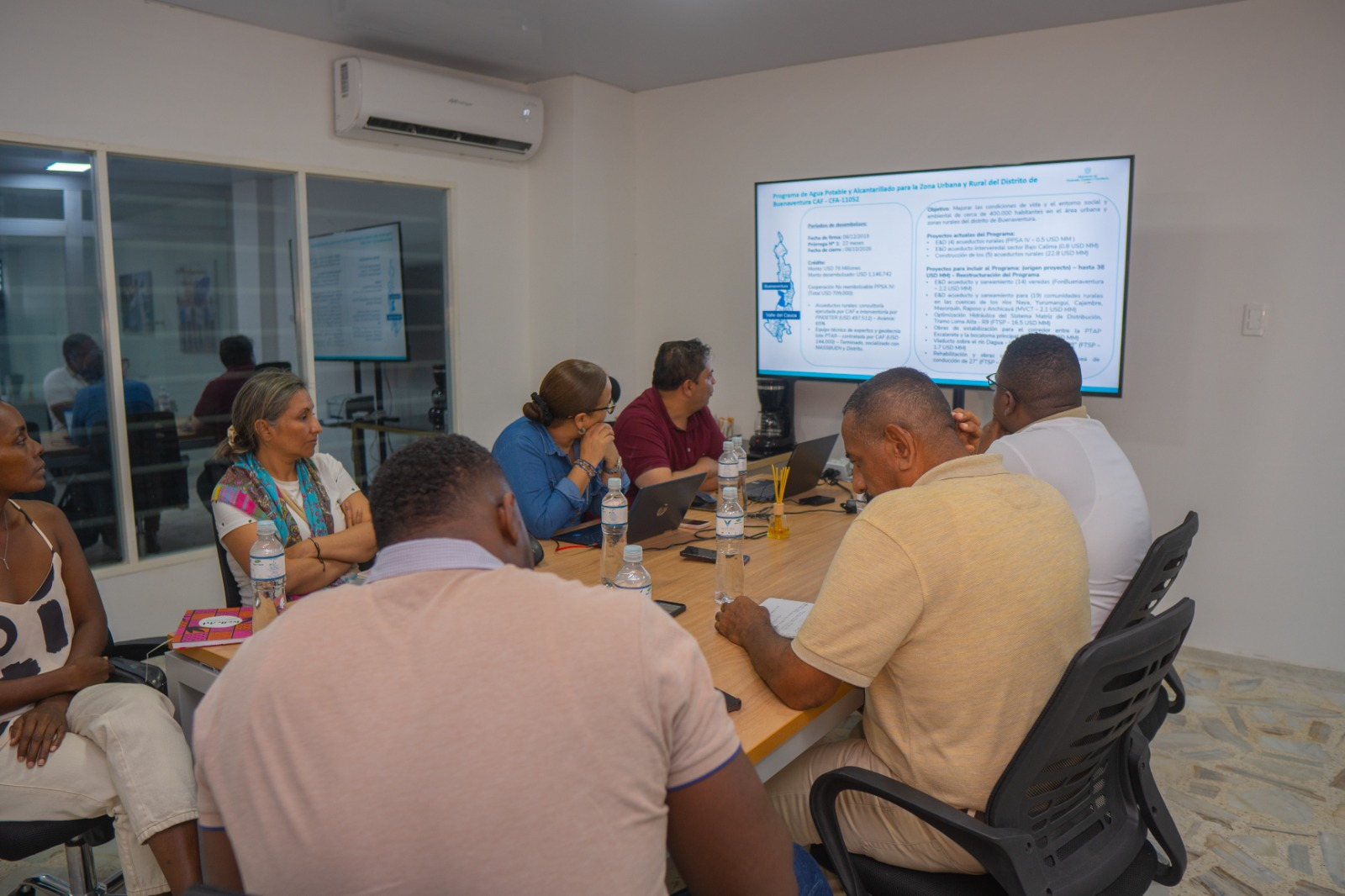 En Buenaventura de avanza en los proyectos para mejorar el servicio de agua potable