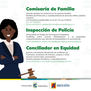 La Casa de Justicia de Buenaventura continúa prestando servicios a la comunidad