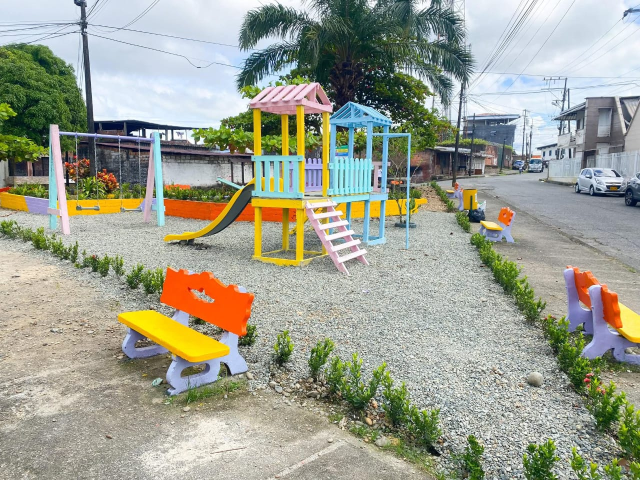 EPA Buenaventura transforma la ciudad con cinco parques ecológicos construidos en madera plástica reciclada