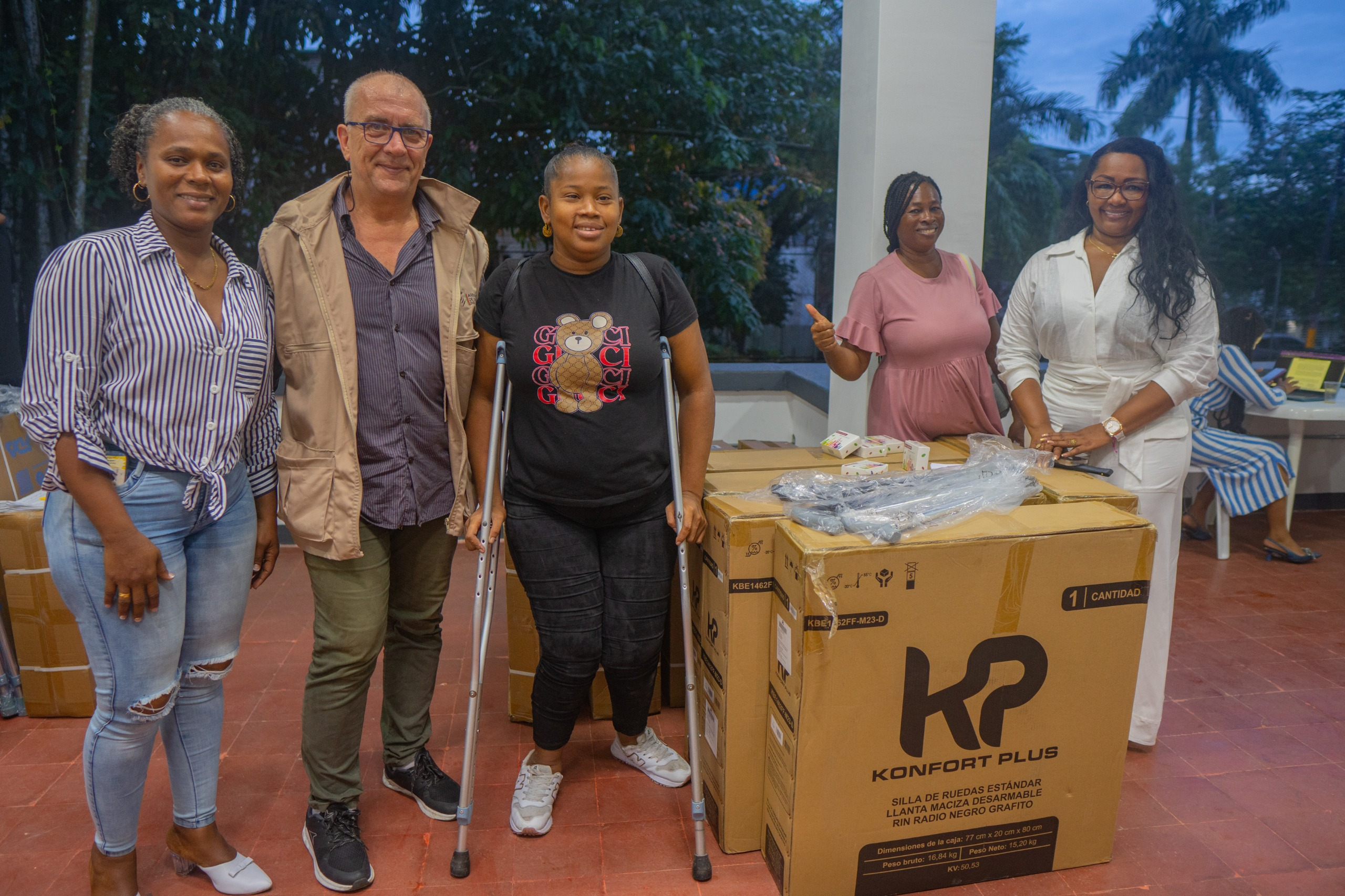 La Corporación Cesvi entregó equipos para población con discapacidad en Buenaventura