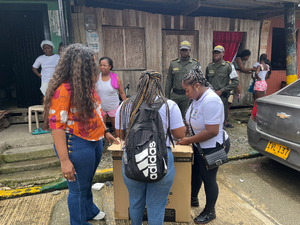 La Alcaldía de Buenaventura entrega ayudas técnicas a personas con discapacidad