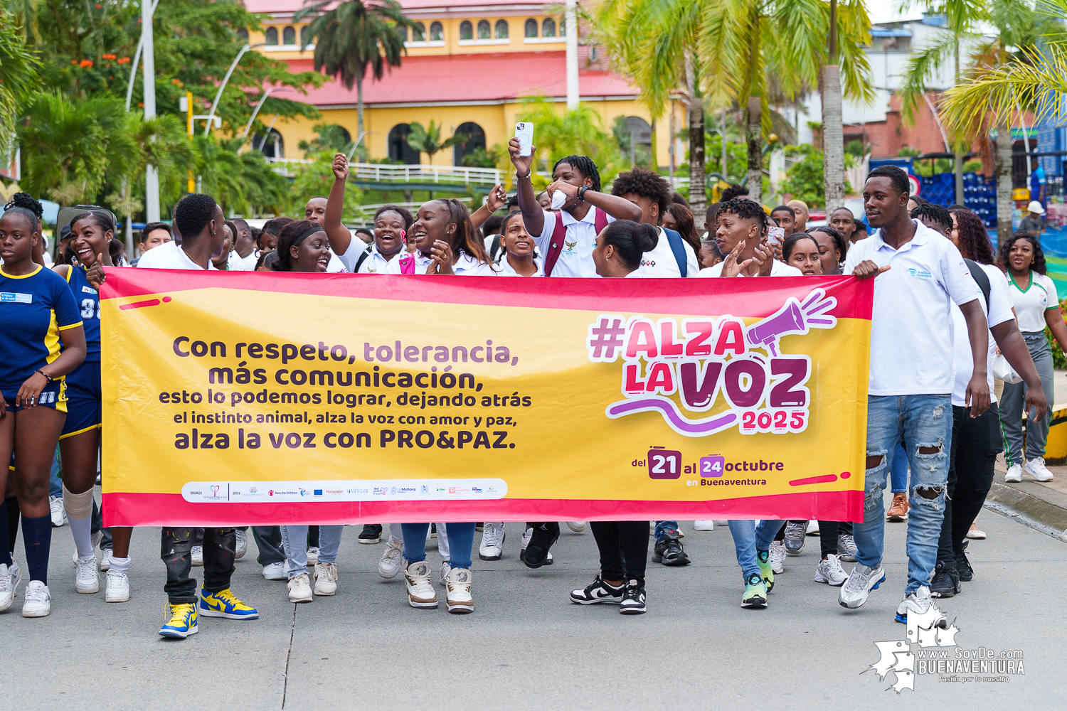 Fundación Pro y Paz avanza con la campaña “#AlzaLaVoz contra las violencias basadas en género” en Buenaventura