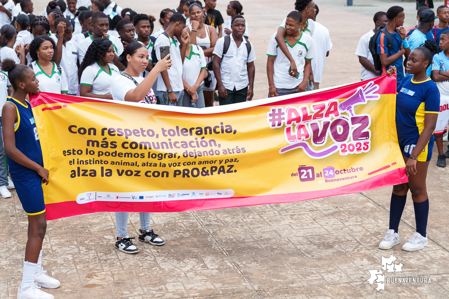 Fundación Pro y Paz avanza con la campaña “#AlzaLaVoz contra las violencias basadas en género” en Buenaventura