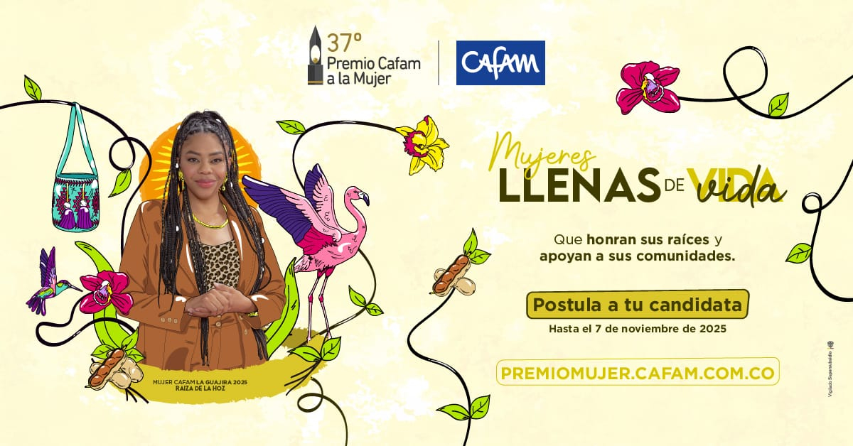Premio Cafam a la Mujer abre la convocatoria en el Valle del Cauca: celebrando mujeres llenas de vida