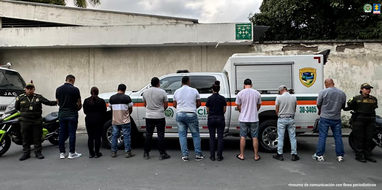 Aseguradas 9 personas por presunto hurto de cinco contenedores con alambre de cobre en Buenaventura