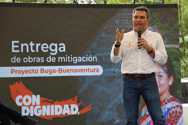 Unión Vial Camino del Pacífico cimenta el futuro del Valle con la entrega de obras de Mitigación de Emergencias