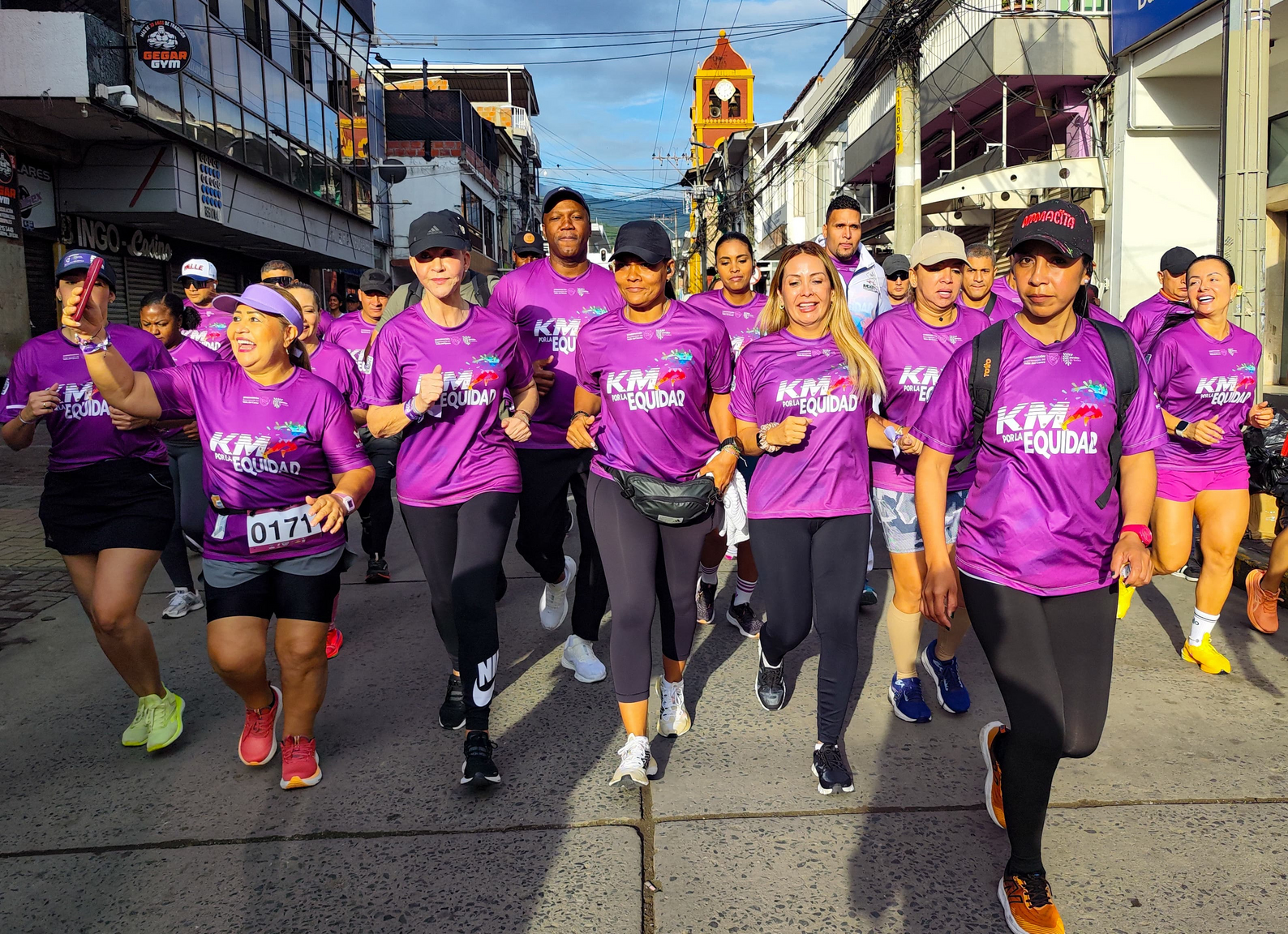 Vallecaucanos corrieron &ldquo;Kil&oacute;metros por la Equidad&rdquo; para rechazar la misoginia y la violencia de g&eacute;nero