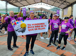 Vallecaucanos corrieron &ldquo;Kil&oacute;metros por la Equidad&rdquo; para rechazar la misoginia y la violencia de g&eacute;nero