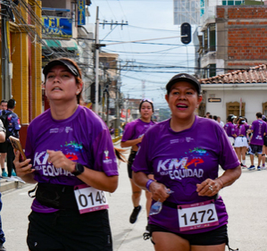 Vallecaucanos corrieron &ldquo;Kil&oacute;metros por la Equidad&rdquo; para rechazar la misoginia y la violencia de g&eacute;nero