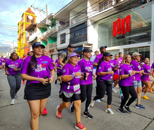Vallecaucanos corrieron &ldquo;Kil&oacute;metros por la Equidad&rdquo; para rechazar la misoginia y la violencia de g&eacute;nero