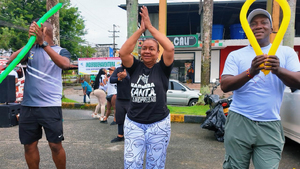 M&aacute;s de 800 personas participaron en el ciclopaseo Camino al Dagua organizado por el Inderbuenaventura 