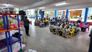 La Alcaldía Distrital entregó dotación escolar para primera infancia en tres instituciones educativas de Buenaventura
