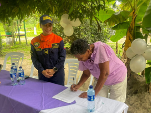La Dimar entregó concesión para fortalecer el turismo formal en la playa de El Morro en Tumaco 