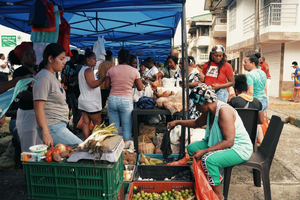 El Mercado Campesino reuni&oacute; a productores y familias en el barrio Panamericano en Buenaventura 