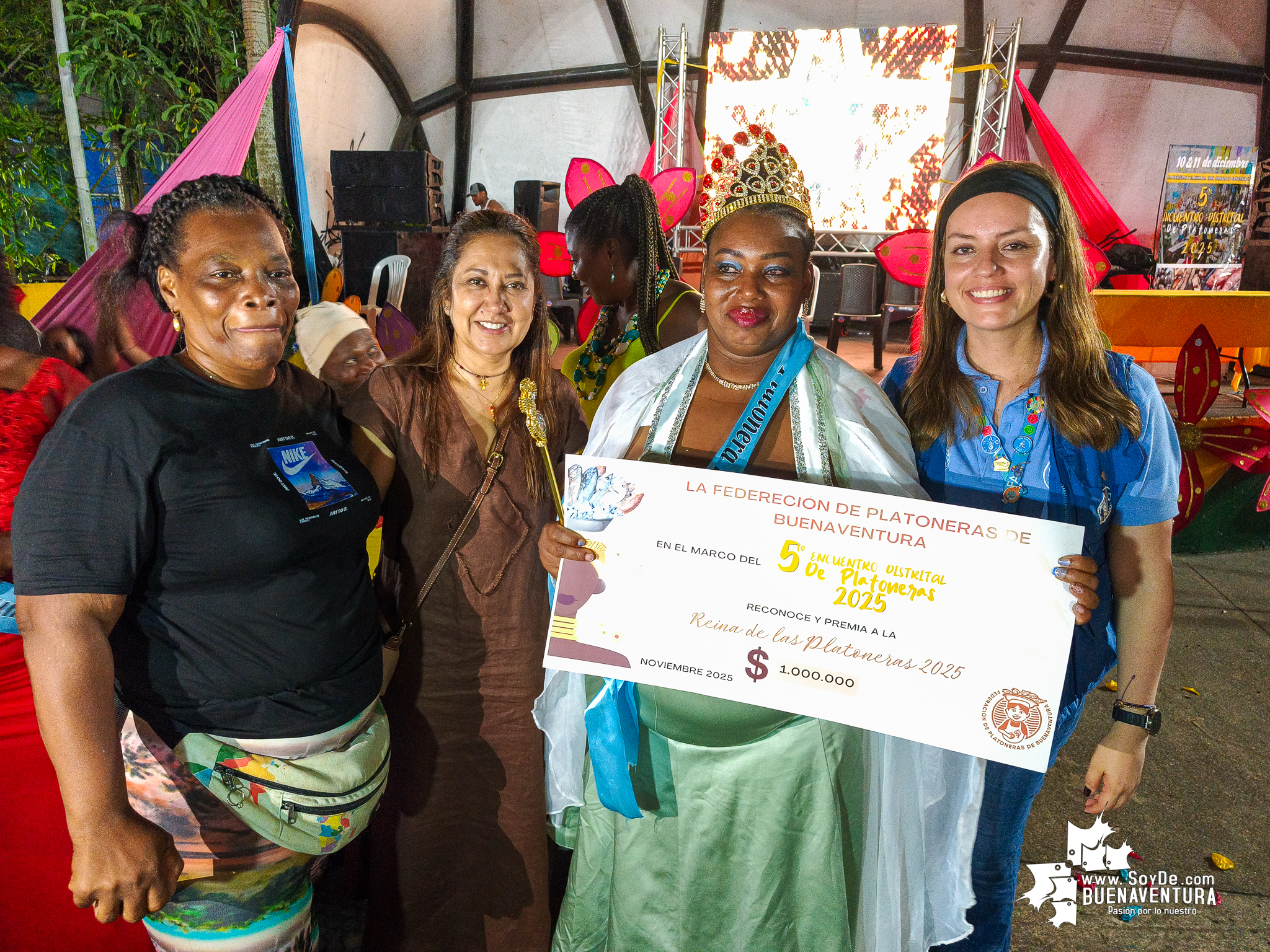 Transparencia y reconocimiento marcaron el 5to Encuentro de las Platoneras en Buenaventura