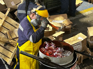 Destruidas m&aacute;s de 19 toneladas de licores y cigarrillos incautados en el Valle del Cauca