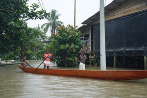 La Alcald&iacute;a Distrital de Buenaventura atiende emergencia en el r&iacute;o Cajambre