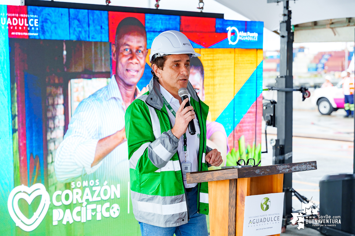 La Sociedad Puerto Industrial Aguadulce incorpora dos gr&uacute;as p&oacute;rtico de &uacute;ltima generaci&oacute;n y fortalece la operaci&oacute;n portuaria de Buenaventura