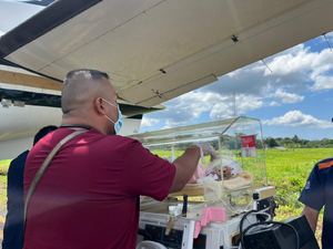 La Secretar&iacute;a de Salud de Buenaventura gestion&oacute; puente a&eacute;reo para atenci&oacute;n especializada de reci&eacute;n nacida