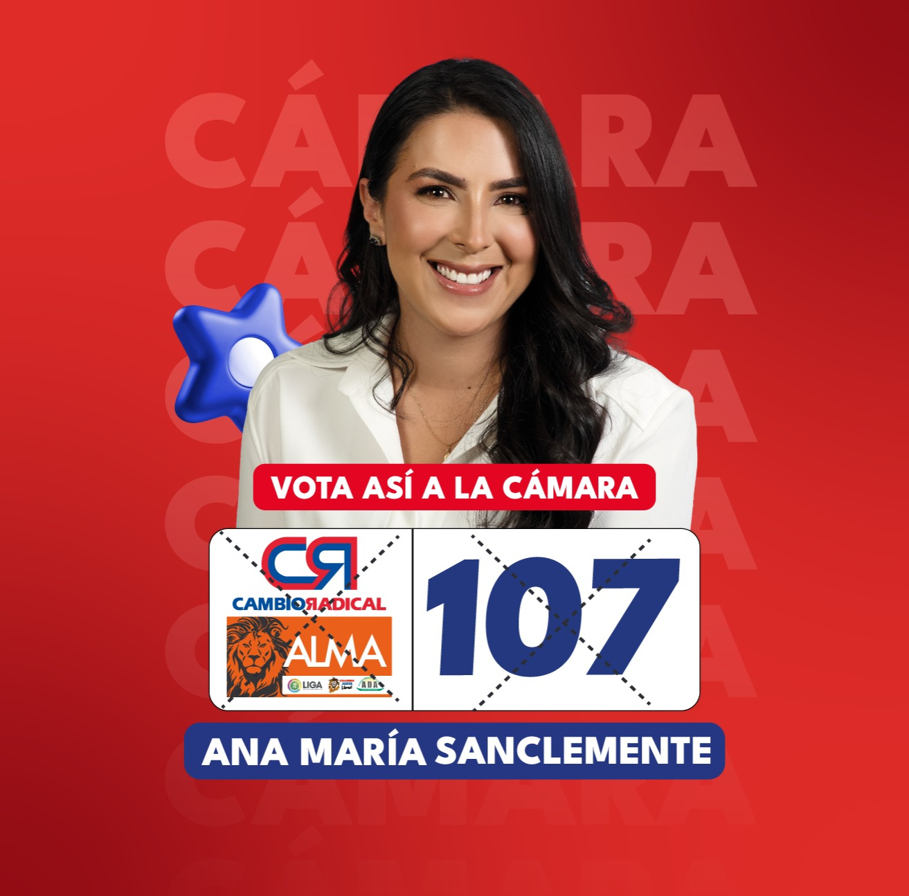 Ana Mar&iacute;a Sanclemente presenta su candidatura a la C&aacute;mara por el Valle del Cauca