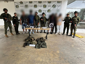 Capturan cuatro presuntos integrantes del ELN en operativo conjunto en zona rural de Buenaventura