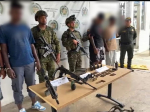 Capturan cuatro presuntos integrantes del ELN en operativo conjunto en zona rural de Buenaventura
