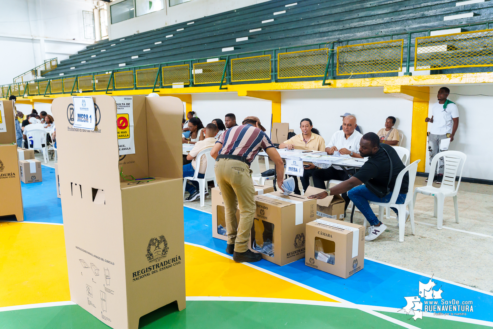 La Registradur&iacute;a calific&oacute; de tranquila y en paz la jornada electoral del 8 de marzo de 2026 en Colombia