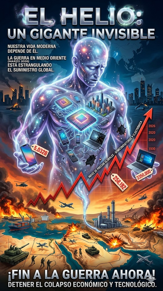 El helio, un gigante invisible: Por qu&eacute; la paz es vital para salvar nuestra tecnolog&iacute;a y salud