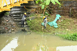 La UNGRD destin&oacute; $ 10 mil millones para reducir el riesgo de inundaciones en quince barrios de Buenaventura