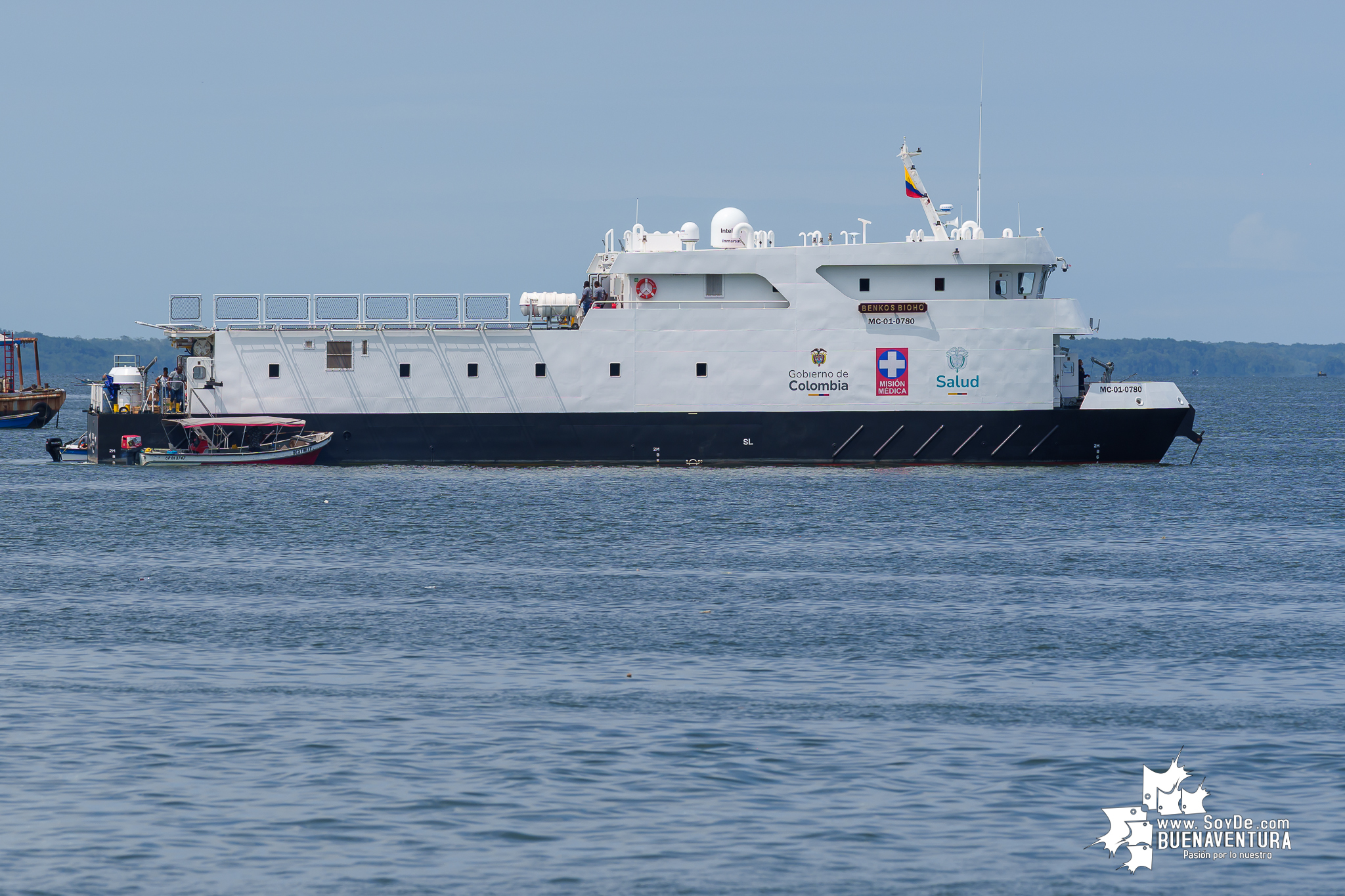 El Gobierno nacional entreg&oacute; en Buenaventura el buque hospital Benkos Bioh&oacute; para atender comunidades del litoral Pac&iacute;fico colombiano