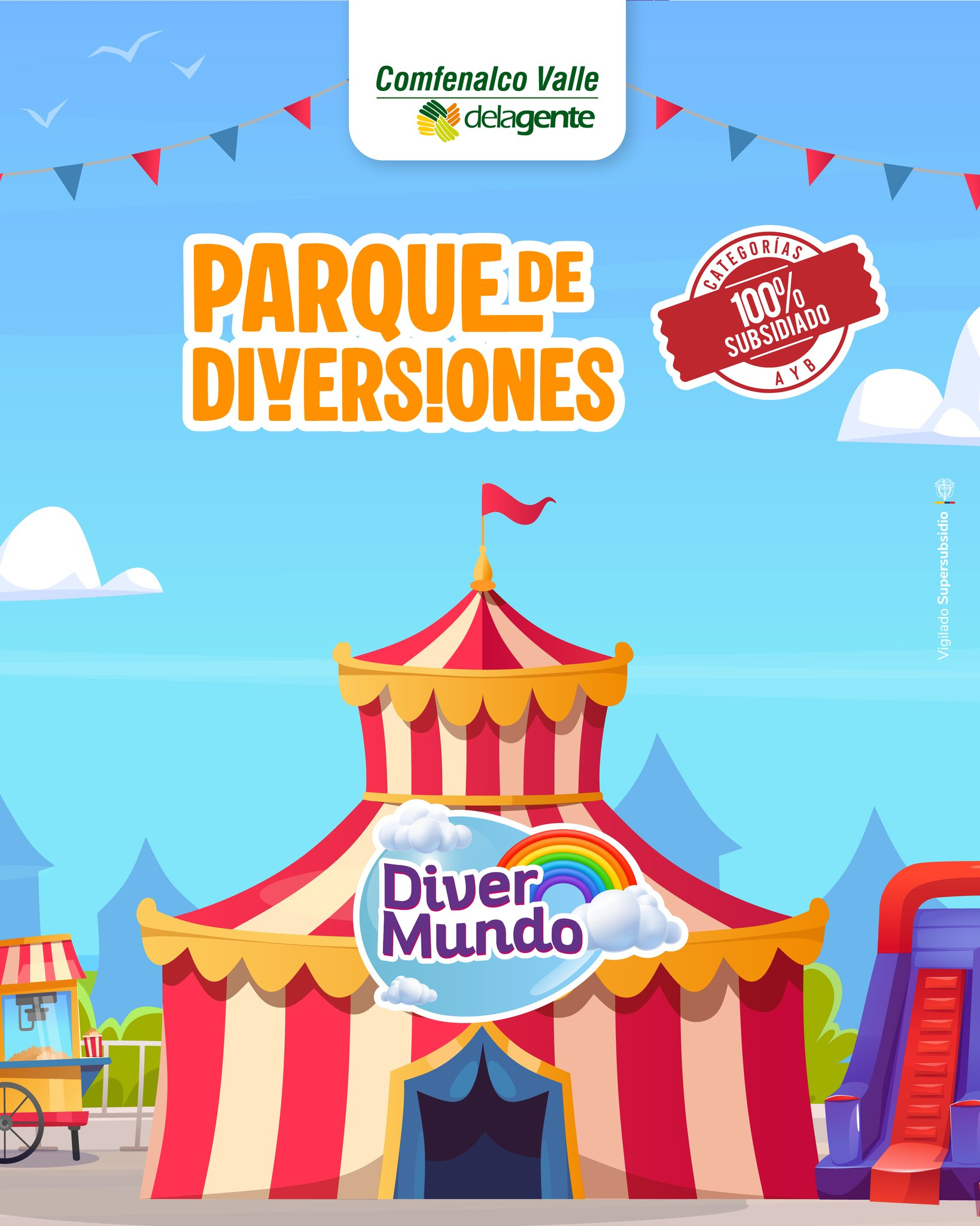 Divermundo llega con entrada gratuita en centros recreacionales de Comfenalco Valle