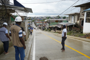 La Secretar&iacute;a de Infraestructura Vial de Buenaventura verific&oacute; siete obras de pavimentaci&oacute;n culminadas en diferentes barrios de la ciudad