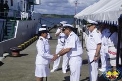 Asumió el mando en Buenaventura la primera mujer comandante de un batallón de la Armada Nacional