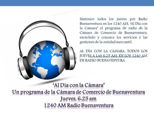 La Cámara de Comercio de Buenaventura estrena programa radial todos los jueves