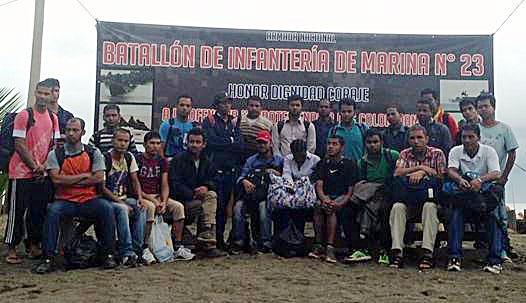 Armada Nacional halla 24 migrantes ilegales en Chocó