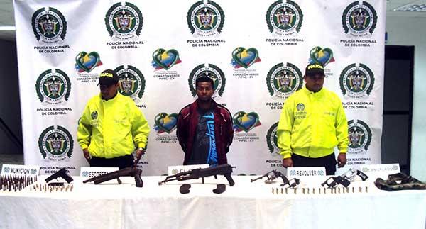 La policía capturó a alias luchito presunto integrante de los urabeños