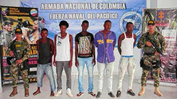 Armada Nacional desarticula banda de extorsionistas en Buenaventura